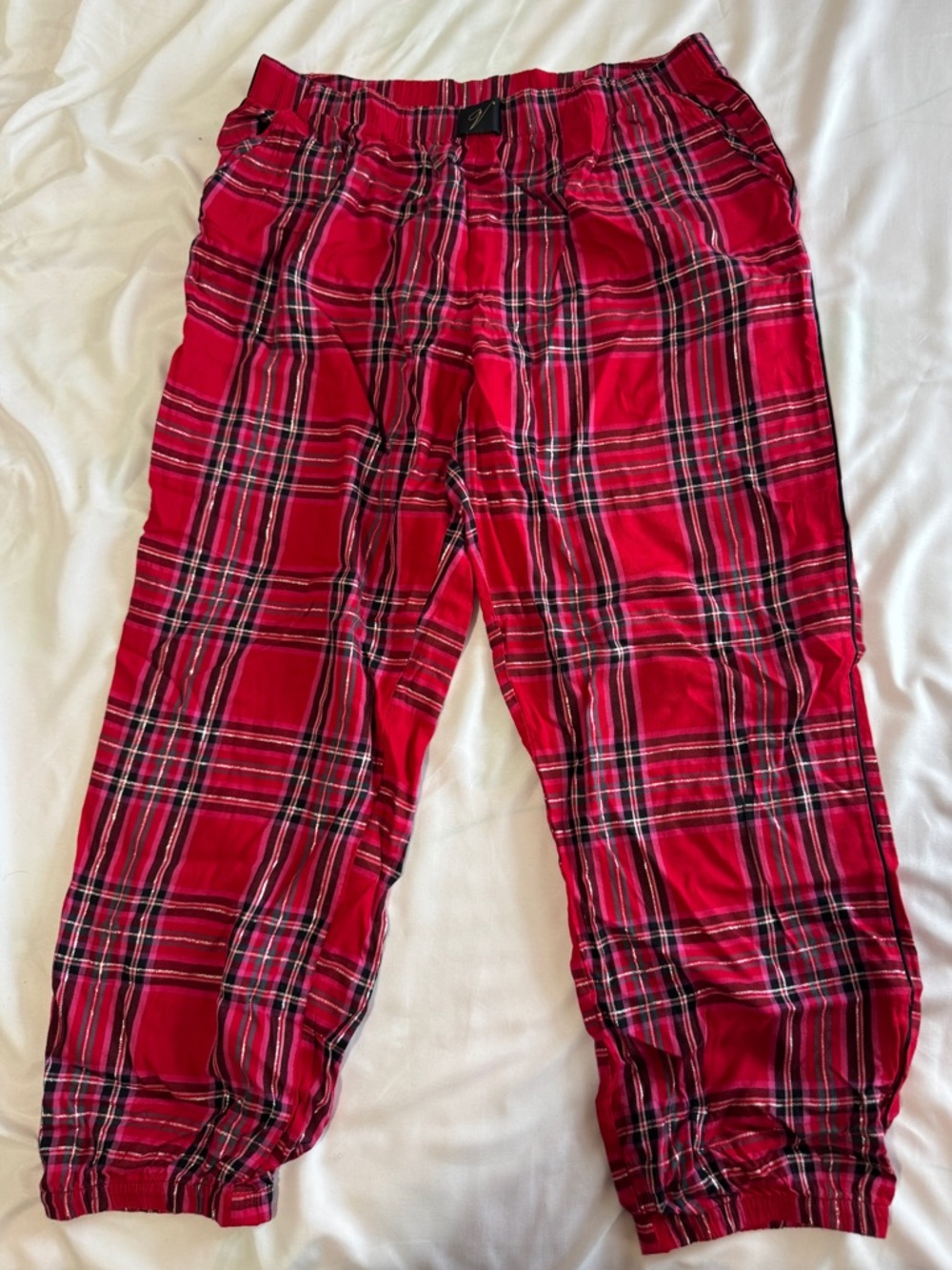 Victoria's Secret Red Plaid Lounge Shorts